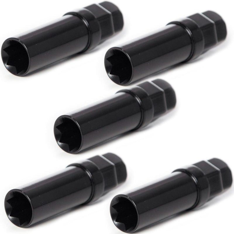 Circuit Performance Black 7 Point Star Spline Lug nut Tool Key (5 Tools) - LeoForward Australia