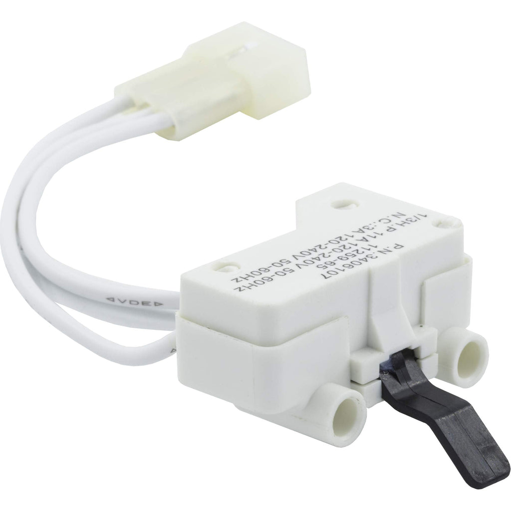  [AUSTRALIA] - UPGRADED 3406107 Dryer Door Switch Replacement part by BlueStars - Easy to Install - Exact fit for Whirlpool & Kenmore Dryers - Replaces 3406109 3405100 3405101 3406100 3406101