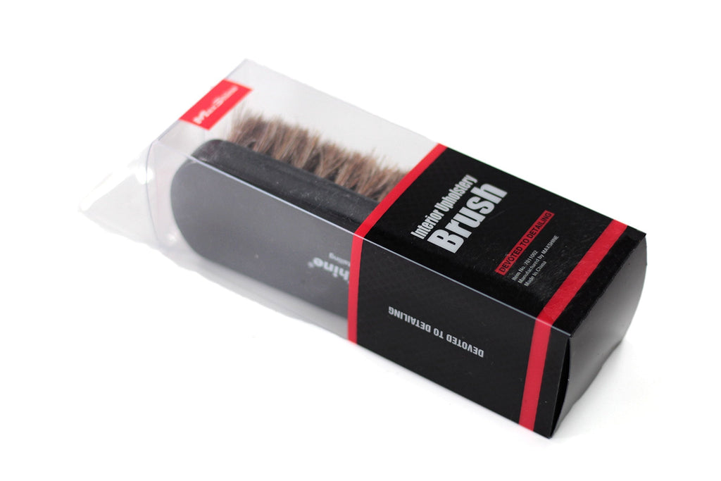  [AUSTRALIA] - Maxshine Premium 30mm Soft Bristle Leather Horsehair Brush for Auto Upholstery Detailing