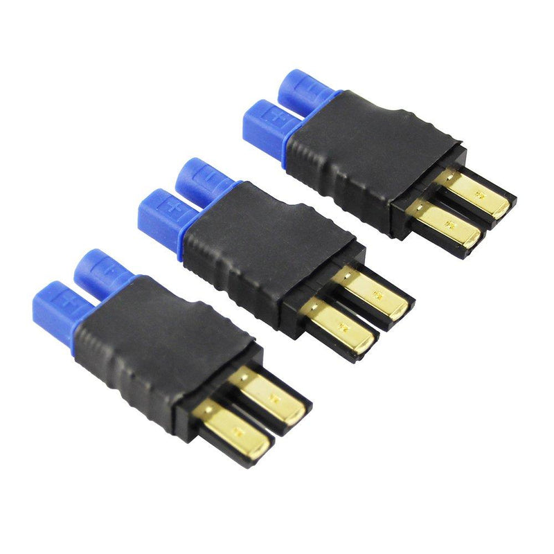 OliYin 3pcs Compatible with TRX Male to EC3 Female Connector Adapter for ESC Charger(Pack of 3) - LeoForward Australia