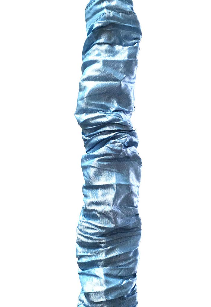  [AUSTRALIA] - Royal Designs, Inc CC-31-BLU Fabric Cord Cord & Chain Covers, 4 ft, Sky Blue, 4 ft