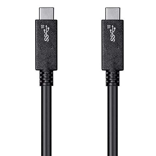 Monoprice 3.1 USB-C to USB-C Gen 2 - 1 Meter (3.3ft) 5A, 10 Gbps, For PC, Samsung Galaxy S9 S8 Note 8, Pixel, LG V30 G6 G5, Nintendo Switch, and more Black 1m - LeoForward Australia