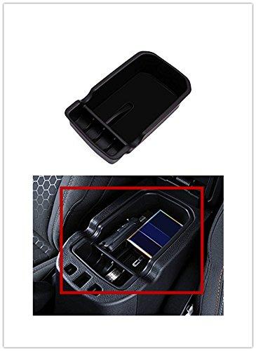  [AUSTRALIA] - Highitem Black Car Center Console Armrest Box Glove Box Secondary Storage Box for Jeep Compass 2017 UP