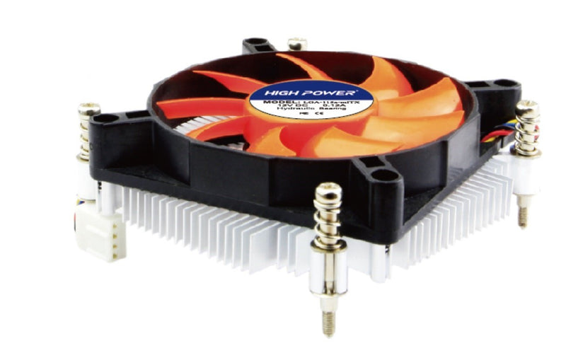  [AUSTRALIA] - HIGH POWER LGA-115x-mITX 1U Low-Profile Quiet 80mm Intel LGA 1150 1151 1155 1156 CPU Cooling Fan Mini ITX Micro ATX mITX PC i5 i7 Processor Cooler