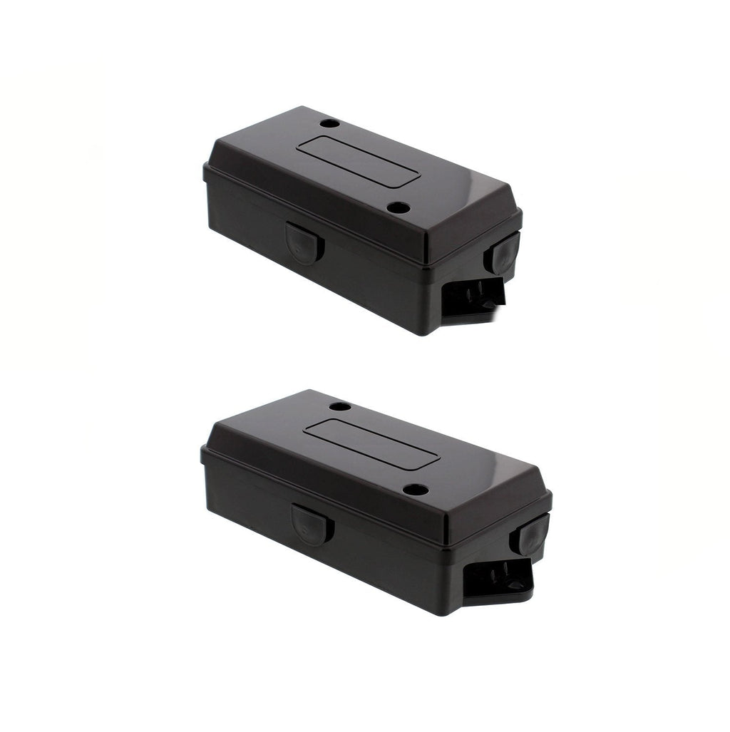  [AUSTRALIA] - ABN Electrical Wire Connectors Junction Box 2-Pack Trailer, Camper, RV Light 7 Gang/Pole Automotive Wiring Rewiring