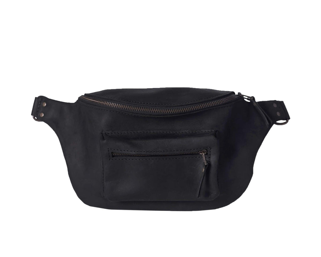 INCARNE Leather Fanny Pack Made of Full Grain Leather - LeoForward Australia