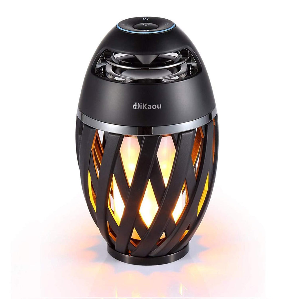 DIKAOU Led Flame Speaker, Torch Atmosphere Bluetooth Speakers&Outdoor Portable Stereo Speaker with HD Audio and Enhanced Bass,LED flickers Warm Yellow Lights BT4.2 for iPhone/iPad/Android # 1 - LeoForward Australia