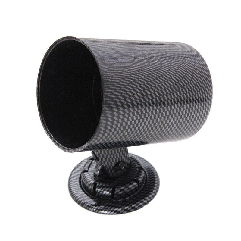  [AUSTRALIA] - ESUPPORT Carbon Fiber 2" 52mm Heavy Duty Universal Single Hole Dash Dashboard Car Auto Motor Gauge Pod Mount Holder