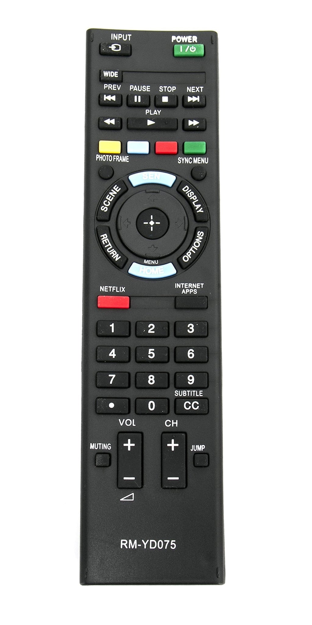 RM-YD075 Replaced Remote fit for Sony TV KDL-40EX640 KDL-46EX640 KDL-55EX640 KDL-40EX645 KDL-46EX641 KDL-46EX645 KDL-50EX645 KDL-55EX645 KDL-60EX645 - LeoForward Australia