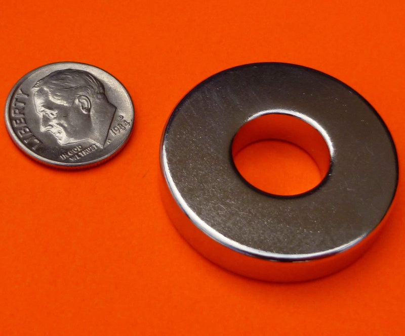 Applied Magnets 1 Piece 1.26" OD x 1/2" ID x 1/4" Grade N52 Neodymium Ring Magnet - LeoForward Australia