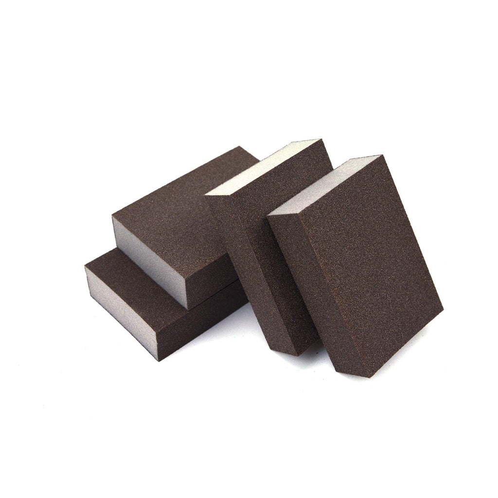  [AUSTRALIA] - Extra Fine (400 Grit) Manual Sanding Sponge Sheet Kitchen Polishing Grinding Abrasive Sponge Block 4-Inch, 4-Pack Extra Fine (400 Grit)