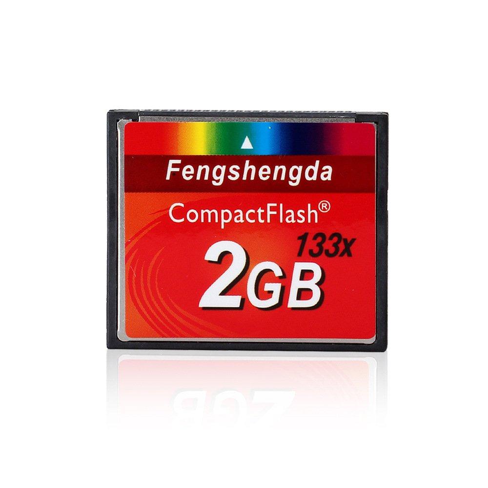 FengShengDa 2G Extreme Compact Flash Memory Card Speed Up to 80MB/s Frustration-Free Packaging SDCFHS-2G-AFFP - LeoForward Australia