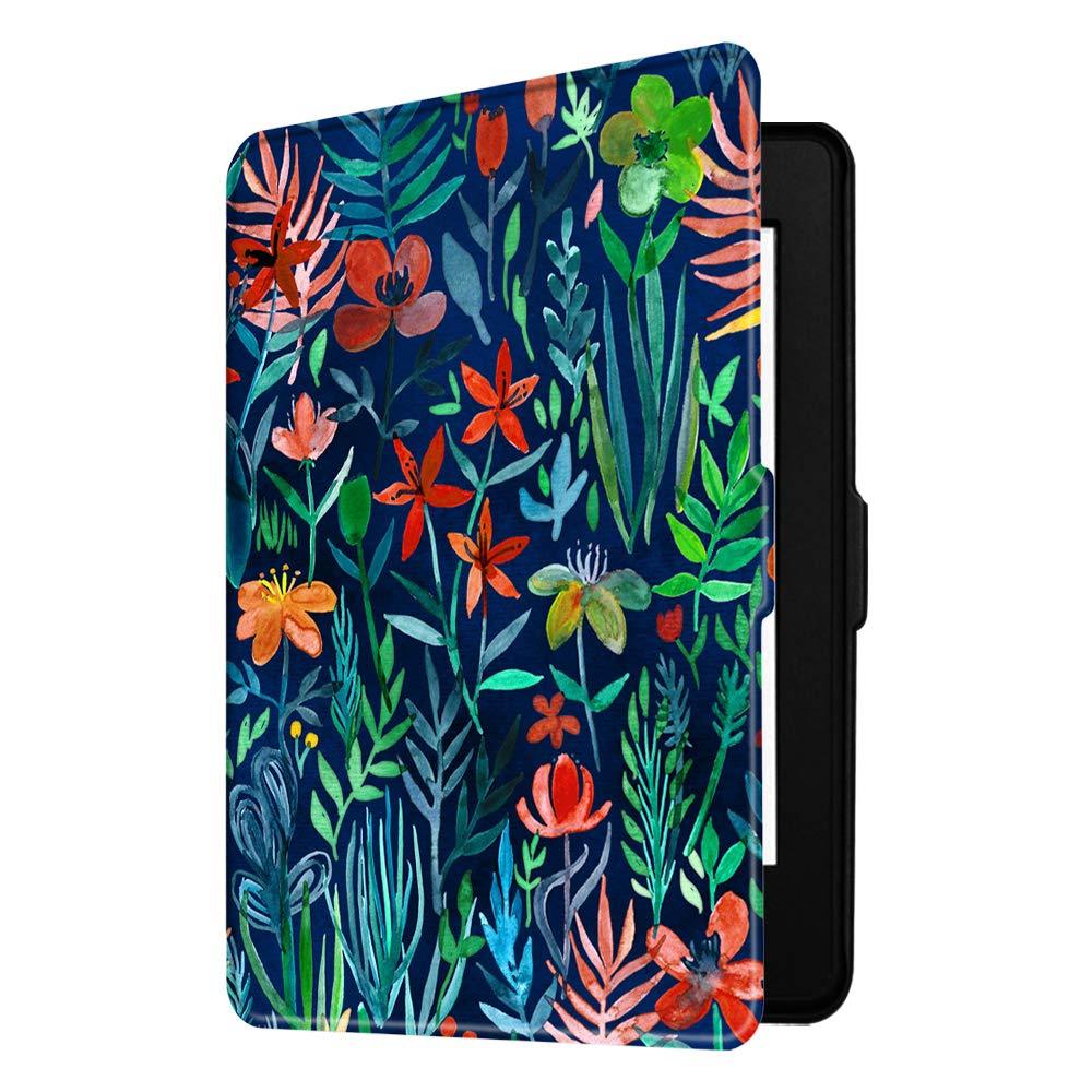  [AUSTRALIA] - Fintie Slimshell Case for 6" Kindle Paperwhite 2012-2017 (Model No. EY21 & DP75SDI) - Lightweight Protective Cover with Auto Sleep/Wake (Not Fit Paperwhite 10th & 11th Gen), Jungle Night Z-Jungle Night
