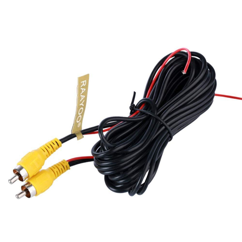  [AUSTRALIA] - Car Replacement RCA Video Cable Wire Cord Extension Cable for Backup Camera Front Side Rear View Camera Dash DVD and Parking Monitor with Detection Wire Reverse Trigger Lead (10M/30FT) 10M/30FT