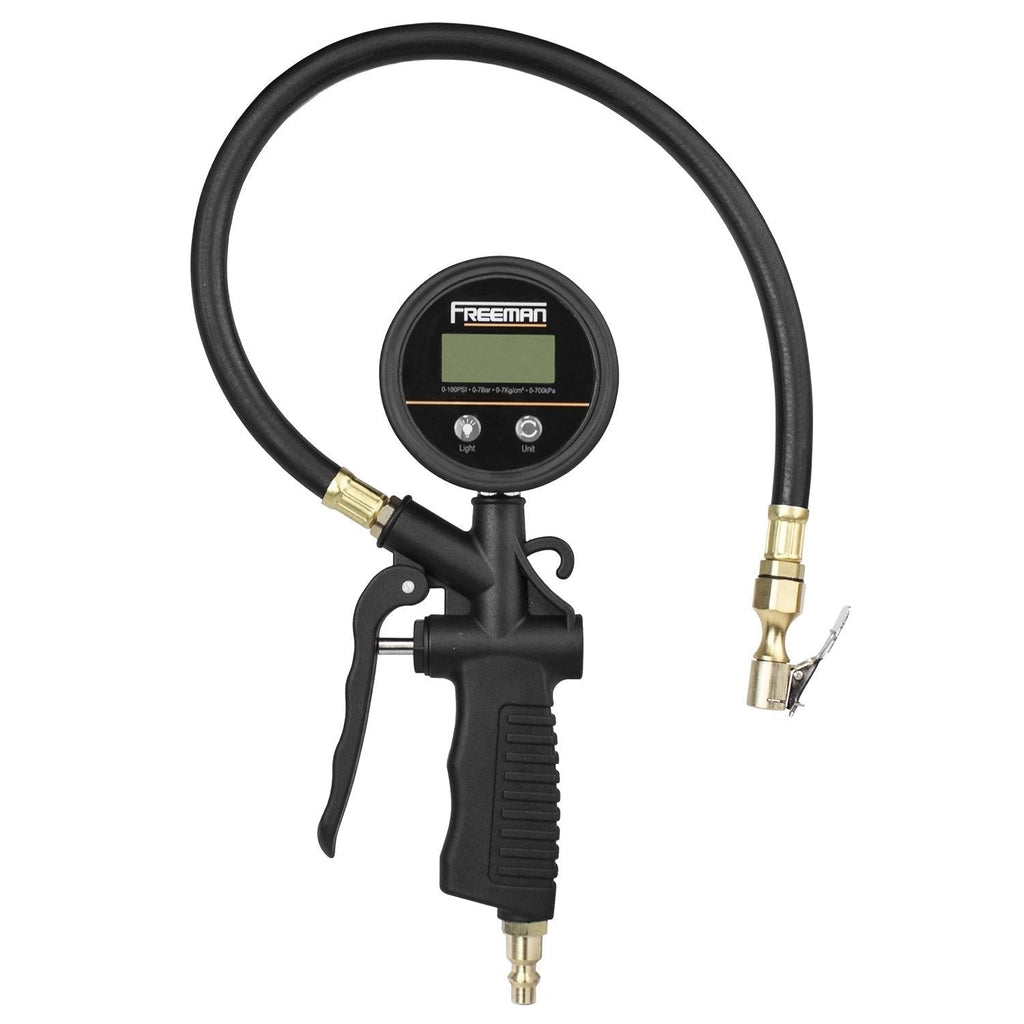 Freeman FS1DTI Composite Digital Tire Inflator with LCD Pressure Gauge - LeoForward Australia