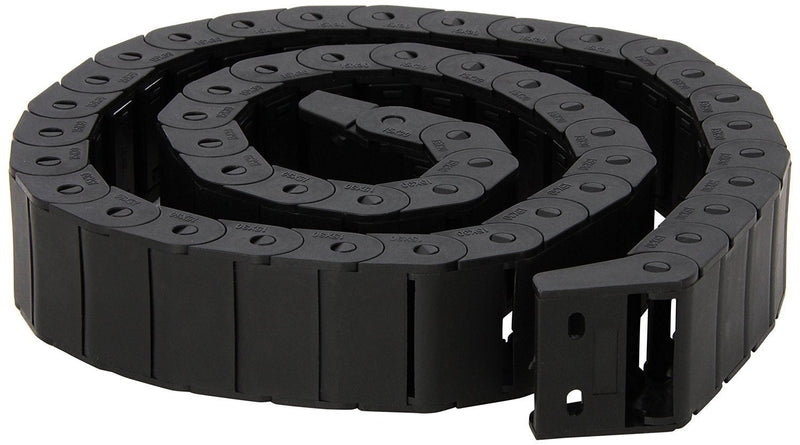  [AUSTRALIA] - 15mm x 30mm Plastic Semi Closed CNC Machine Tool Cable Wire Carrier Drag Chain 1M Black Ted Lele (15mm x 30mm) 15mm x 30mm