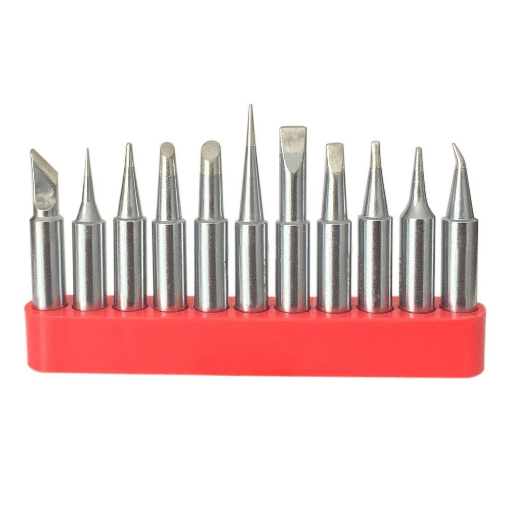  [AUSTRALIA] - Best Replacement HAKKO T18 Soldering Tip for HAKKO FX-888D FX-888 FX-8801 (11 pcs with tip Holder)