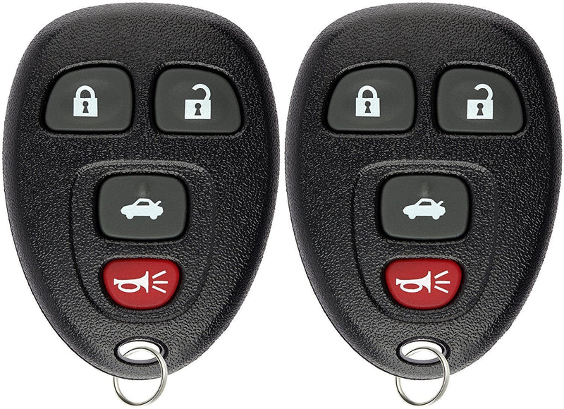  [AUSTRALIA] - KeylessOption Keyless Entry Remote Control Car Key Fob Clicker Replacement For 22733523 (Pack of 2)