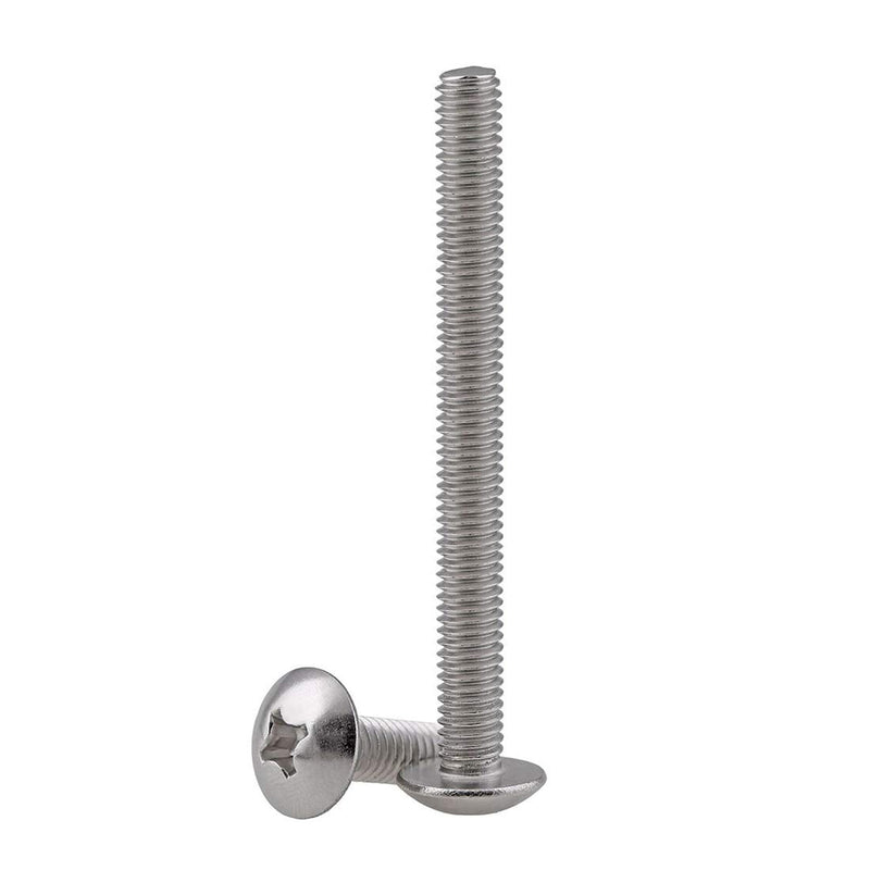  [AUSTRALIA] - Adiyer 40-Pack Metric M4 x 45mm Machine Screws for Cabinet Drawer Knob Pull Handle, 304 Stainless Steel, Truss Head Bolts, Phillips Drive M4 x 45mm (40pcs)