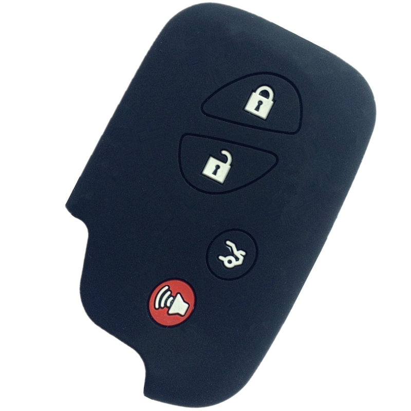 RPKEY Silicone Keyless Entry Remote Control Key Fob Cover Case Protector Replacement Fit for Lexus ES350 GS300 GS350 GS430 GS450h ISC IS250 IS350 LS460 LS600h HYQ14AAB 89904-50380 89904-30270 - LeoForward Australia
