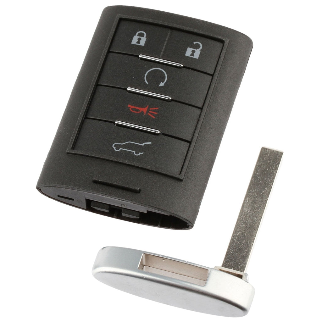  [AUSTRALIA] - Car Key Fob Keyless Entry Remote fits Cadillac SRX 2010 2011 2012 2013 2014 2015 (NBG009768T) 5-Btn