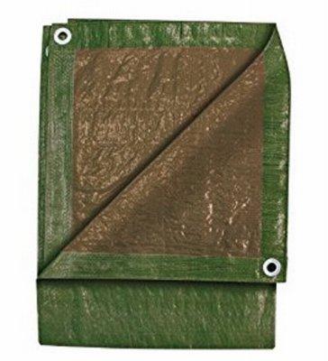  [AUSTRALIA] - Kaps Tex Kt-wt0418gb Uv Resistant Green/Brown Wood Pile Tarp, 4' X 18'