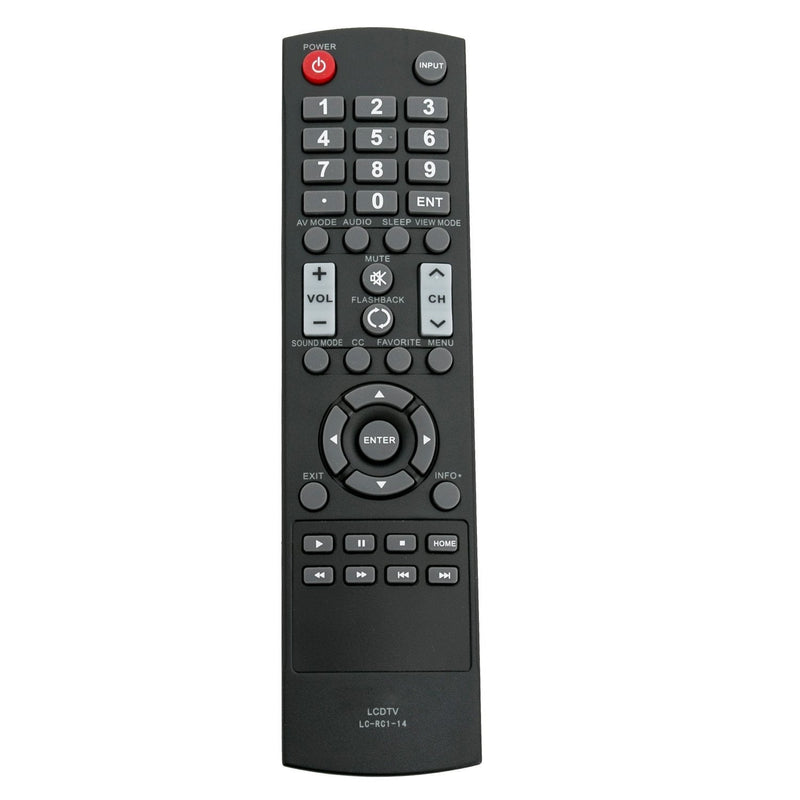 LC-RC1-14 Replace Remote for Sharp TV LC-32LB150U LC-42LB261U LC-50LB261U LC-32LB261U LC-42LB150U LC-50LB150U LC32LB150U LC42LB261U LC50LB261U LC32LB261U LC42LB150U LC50LB150U - LeoForward Australia