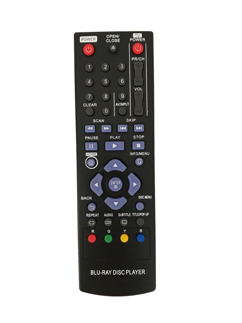 New Replacement Remote Control for BP120 BP125 BP255 BP350 BD651DN LG Blu-Ray DVD Player - LeoForward Australia
