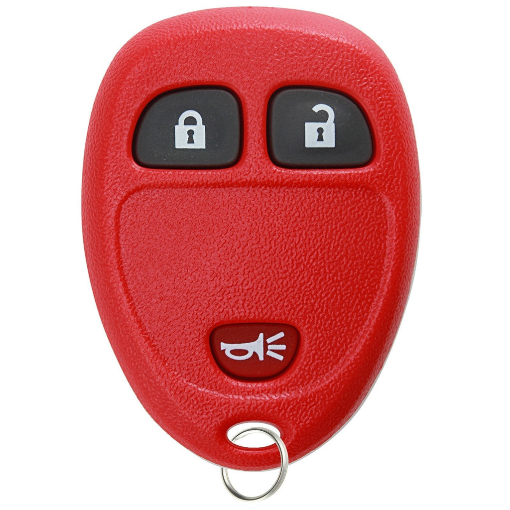  [AUSTRALIA] - KeylessOption Keyless Entry Remote Control Car Key Fob Replacement for 15913420 Red