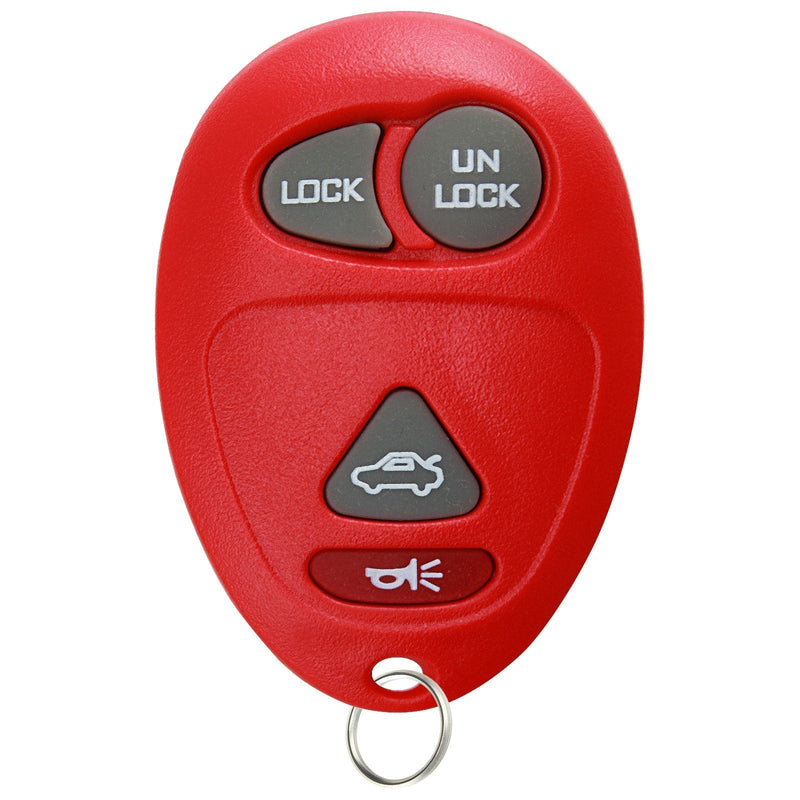  [AUSTRALIA] - KeylessOption Keyless Entry Remote Control Car Key Fob Replacement for L2C0007T -Red Red