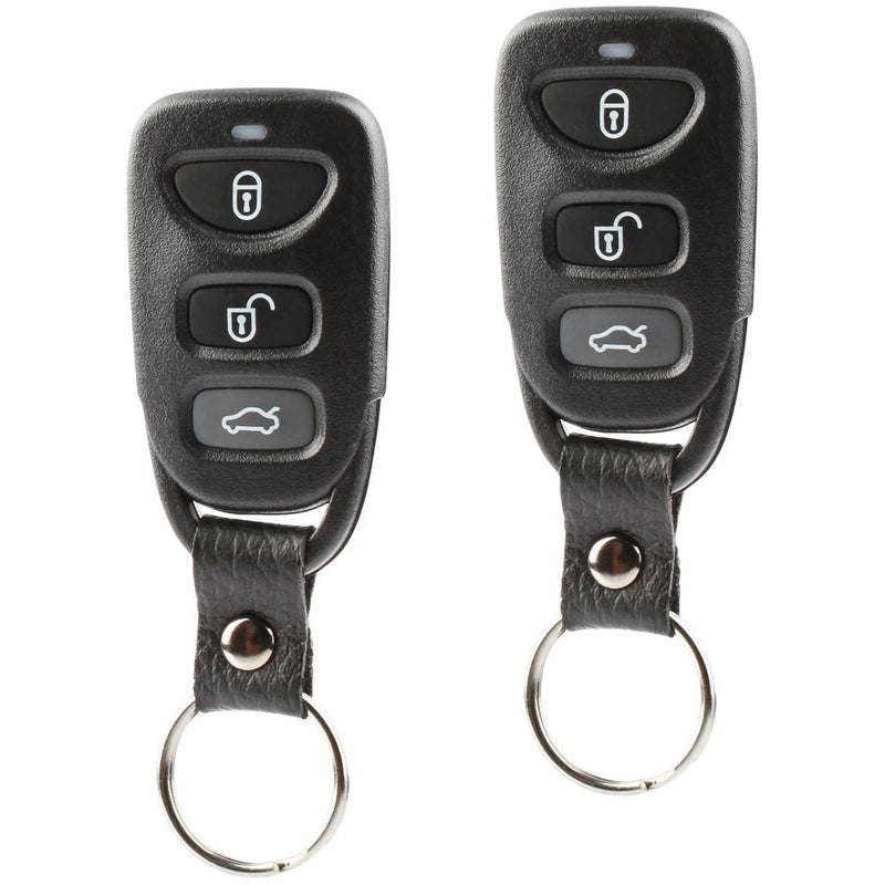 Car Key Fob Keyless Entry Remote fits 2011-2015 Hyundai Sonata (OSLOKA-950T), Set of 2 Two - LeoForward Australia