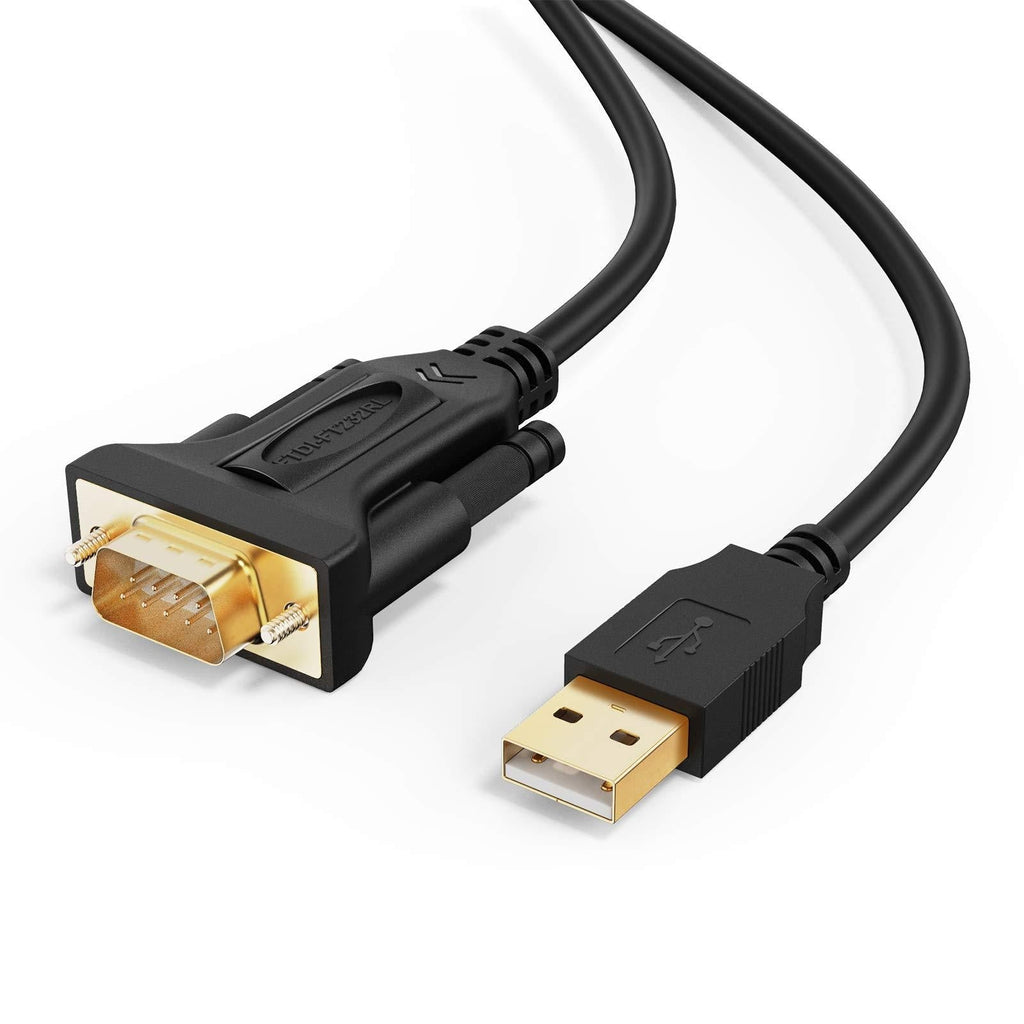 USB to RS232 Adapter (FTDI Chipset), CableCreation 3 Feet RS-232 Male DB9 Serial Converter Cable for Windows 10, 8.1, 8,7, Vista, XP, 2000, Linux, Mac OS X 10.6 and Above,1M / Black 3.3ft/1M - LeoForward Australia