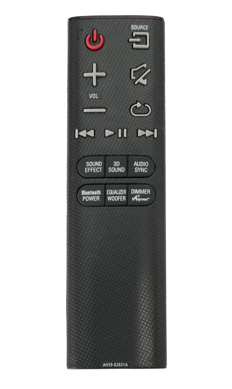 New AH59-02631A Replaced Remote fit for Samsung HW-H450 HW-HM45 HW-HM45C Wireless Audio soundbar - LeoForward Australia