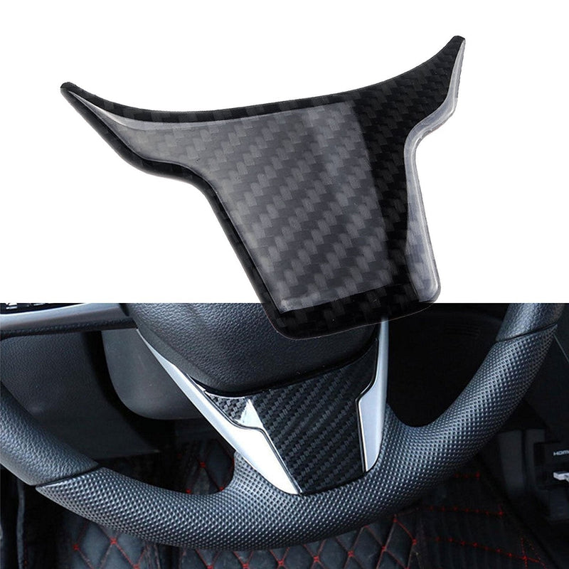  [AUSTRALIA] - Real Carbon Fiber Steering Wheel Cover Panel Frame Trim for Honda Civic 2016 and up