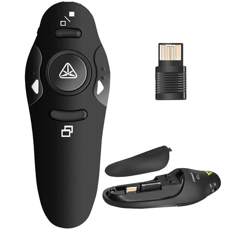  [AUSTRALIA] - Presentation Clicker Wireless Presenter Remote Clicker for PowerPoint Presentation Remote, RF 2.4GHz USB Presentation Clicker PPT PowerPoint Clicker for Mac, Keynote, Computer, Laptop