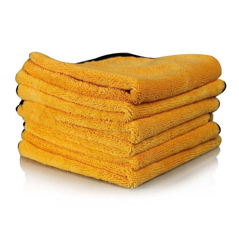  [AUSTRALIA] - Detailer's Garage Professional Grade Miracle Microfiber Towel, Gold (24 in. x 16 in.) (Pack of 6) (Gold with Black Trim)