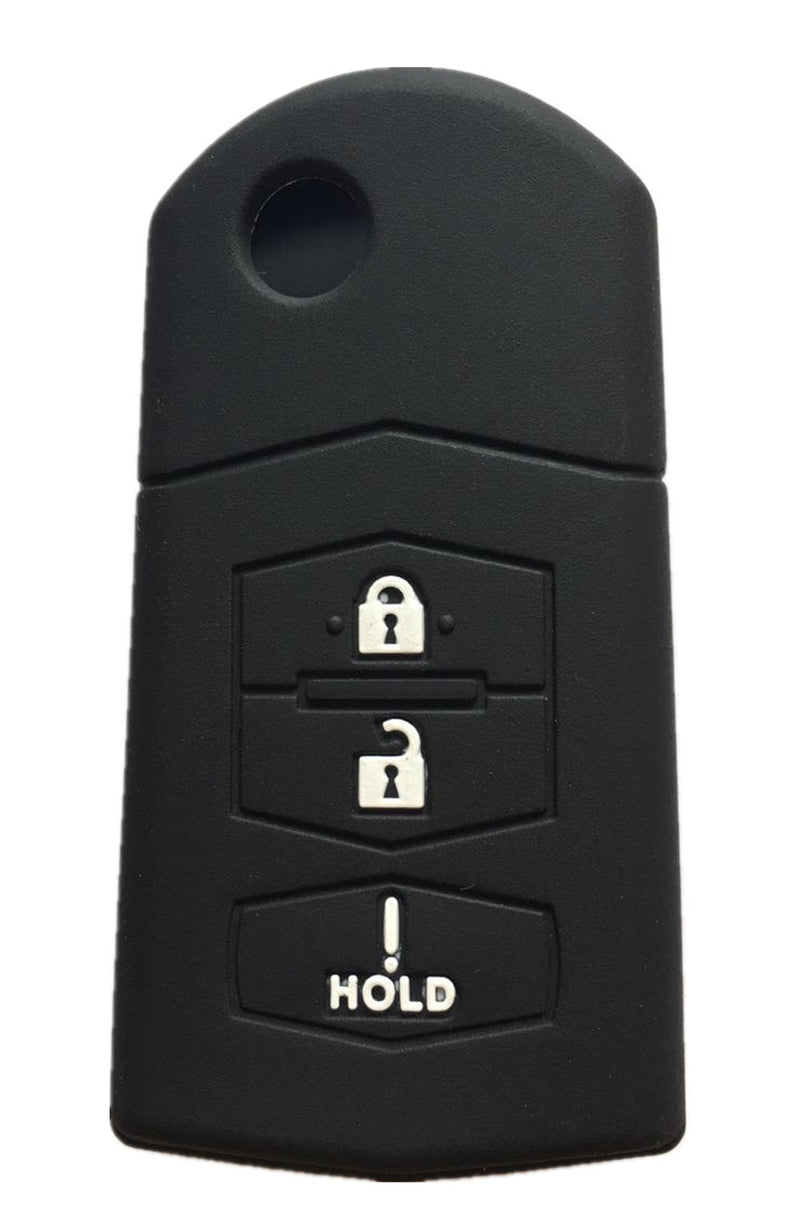  [AUSTRALIA] - Rpkey Silicone Keyless Entry Remote Control Key Fob Cover Case protector For Mazda 2 3 5 6 CX-5 CX-7 CX-9 RX-8 MX-5 Miata BGBX1T478SKE125-01 662F-SKE12501 SKE12501 G2YA-76-2GXB KPU41788