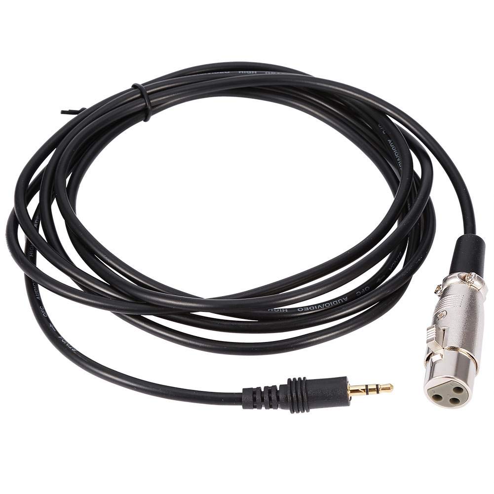  [AUSTRALIA] - fosa 10FT 3 Pin XLR Connector Female to 1/8" 3.5mm Male Stereo Jack Microphone Audio Cord Cable