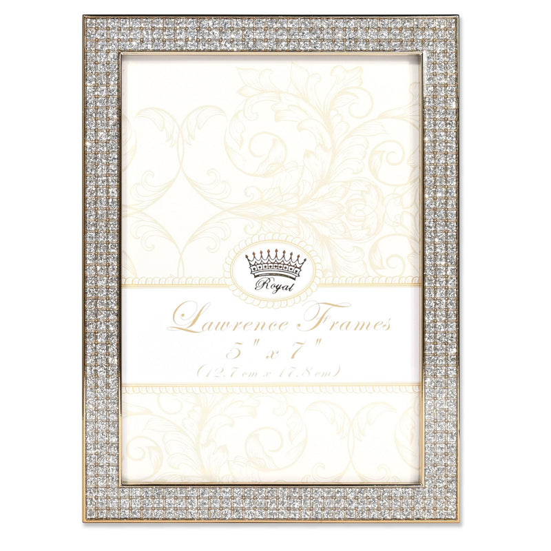  [AUSTRALIA] - Lawrence Frames Lawrence Royal Designs 5x7 Turner Gold and Glitter Metal Picture Frame