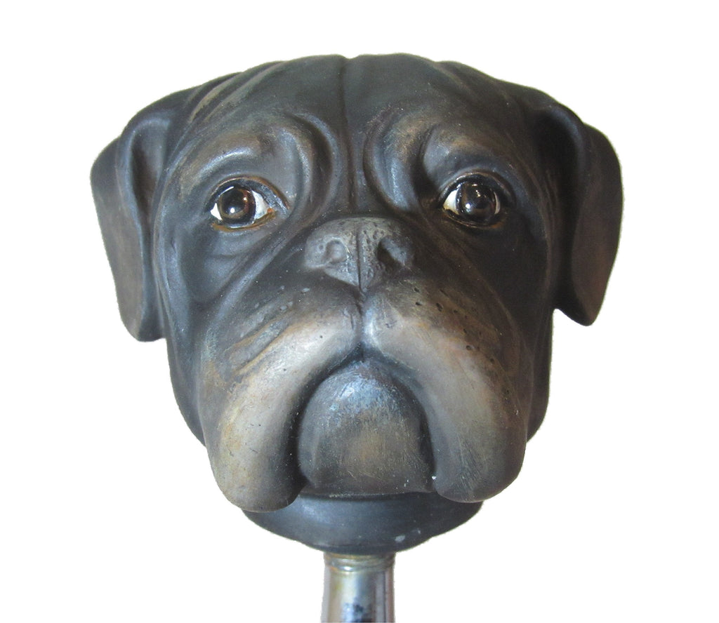  [AUSTRALIA] - Bulldog Head Shift Knob Shifter Rat Rod Lever Mac