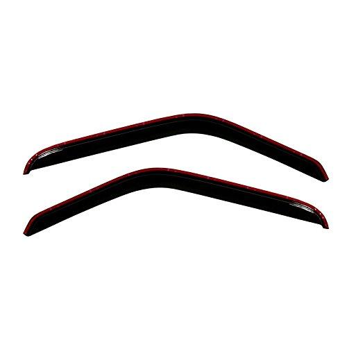  [AUSTRALIA] - D&O MOTOR 2pcs Front Doors Smoke Sun/Rain Guard Tape-On Window Visors for Dodge Ram 1994-2001 1500, 1994-2002 2500&3500 with Standard Mirror