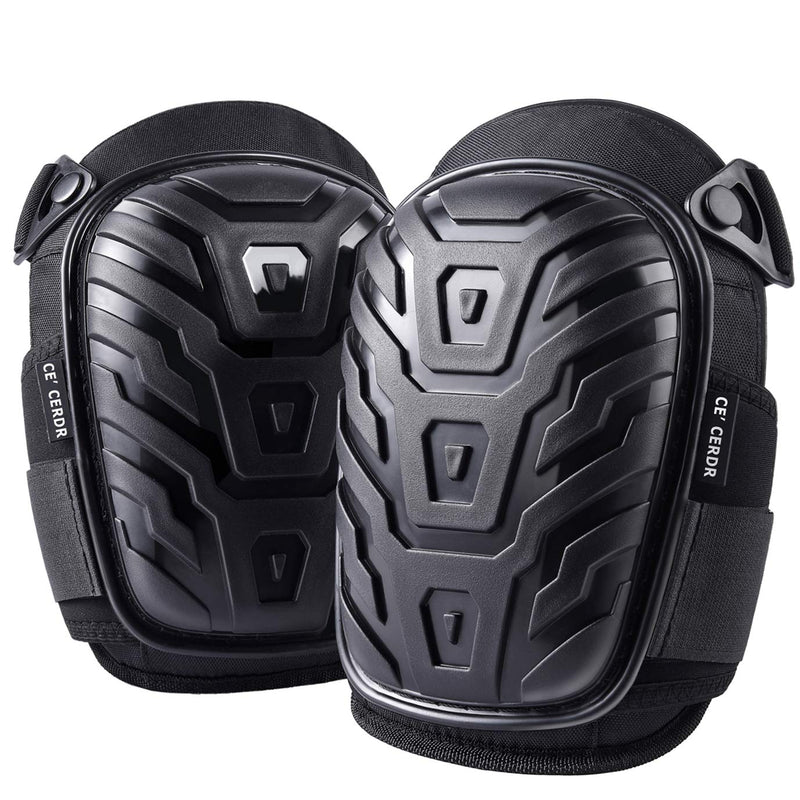  [AUSTRALIA] - Professional Knee Pads for Work - Heavy Duty Foam Padding Kneepads for Construction, Gardening, Flooring with Comfortable Gel Cushion to Save Your Knees (Knee High) Knee High