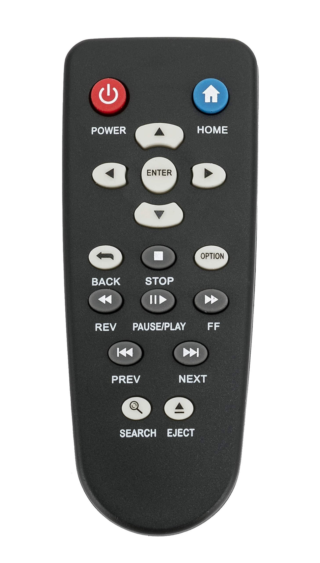 New Replaced Remote Control Fit for WD Western Digital WD TV 1tb 2tb 3tb Live TV Plus Mini HD Hub Media Player - LeoForward Australia