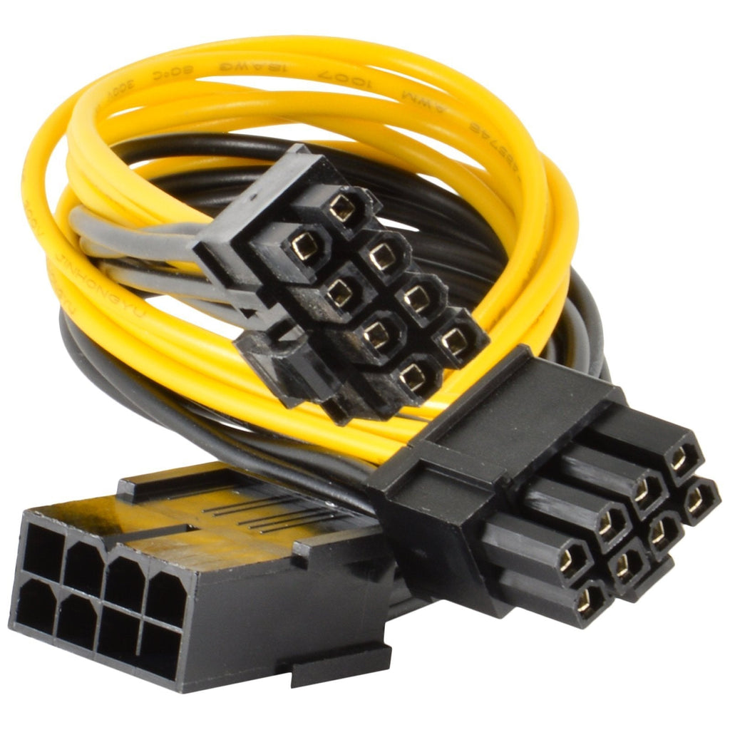 JacobsParts PCI Express Power Splitter Cable 8-pin to 2x 6+2-pin (6-pin/8-pin) 18 AWG 8-pin to 6+2pin (1pc) - LeoForward Australia