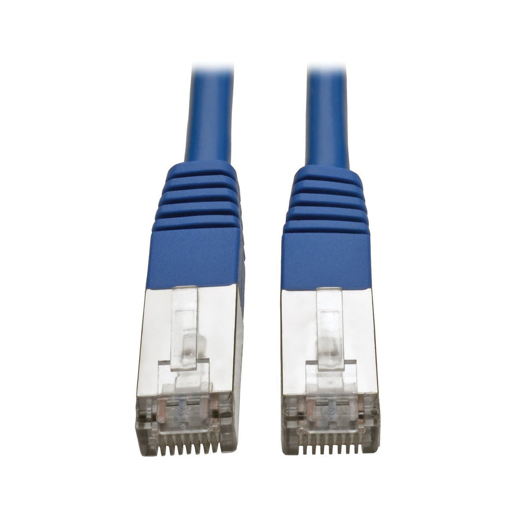 TRIPP LITE Cat5e Molded Shielded Patch Cable STP RJ45 M/M 350 Mhz Blue 3ft 3' (N105-003-BL) - LeoForward Australia