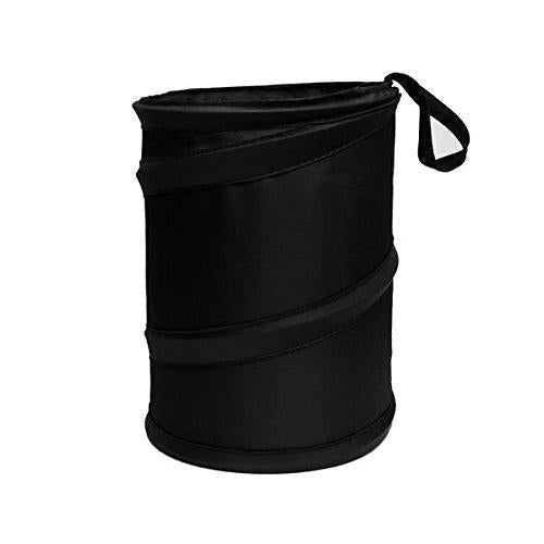 FH Group FH1120BLACK Black Car Garbage Trash Can (Collapsible and Compact) - LeoForward Australia