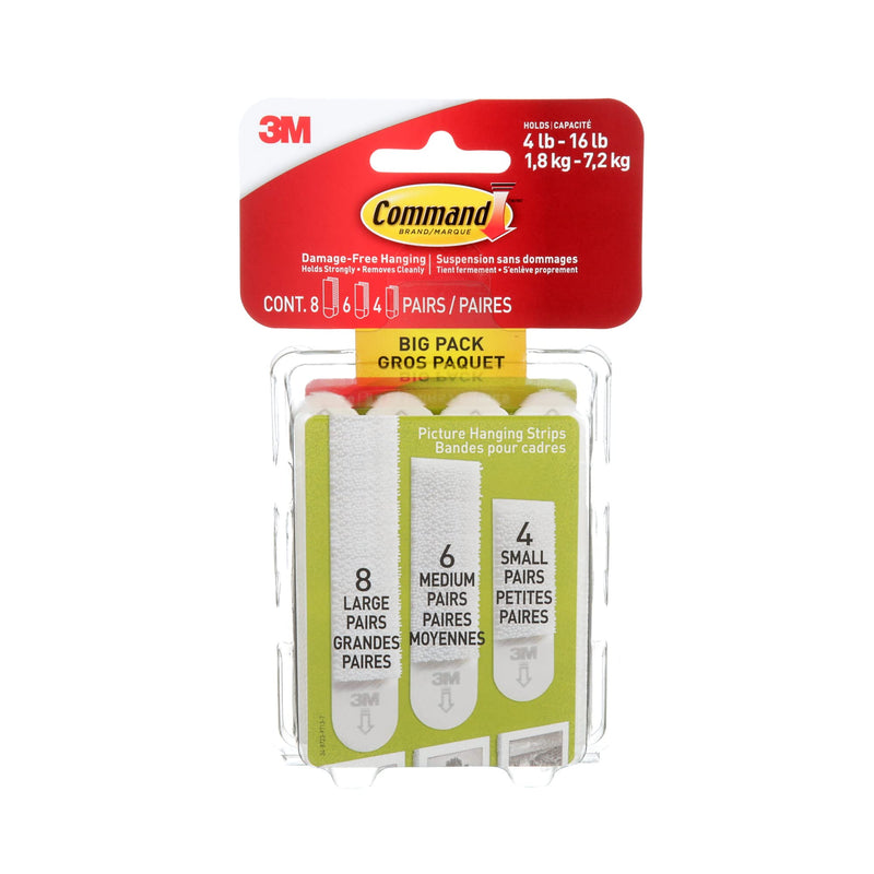  [AUSTRALIA] - 3M Command Assorted Picture Hanging Strips Big Pack (17211-BP)