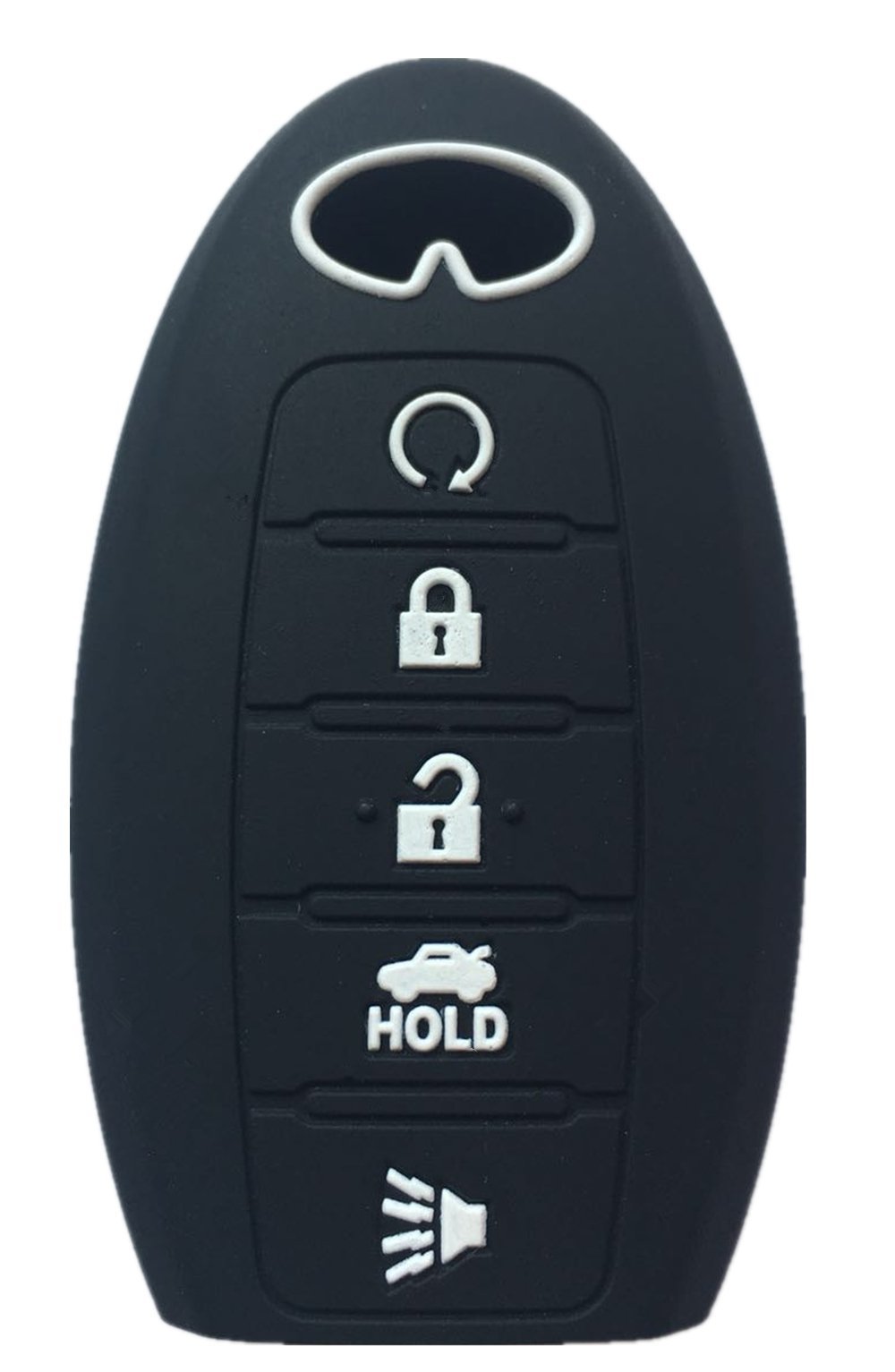 [AUSTRALIA] - Rpkey Silicone Keyless Entry Remote Control Key Fob Cover Case protector For Infiniti 2014 2015 2016 QX60 QX80 2013 JX35 S180144014