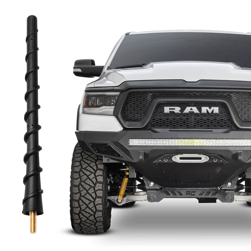  [AUSTRALIA] - Truck Antenna for Dodge Ram 1500 Accessories 2009-2023, Short Dodge Ram 1500 2500 3500 Antenna Replacement, 7 Inch Spiral Car Radio AM FM Dodge Ram 1500 Antenna Accessory D odge Ram 1500 2500 3500
