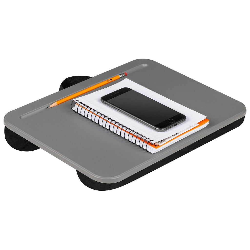 LapGear Compact Lap Desk - Charcoal - Fits Up to 13.3 Inch Laptops - Style No. 43105 Single Unit - LeoForward Australia